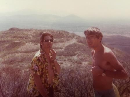 Steven and crew member in Oaxaca