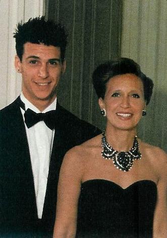 Nick with mother Daniell Steele