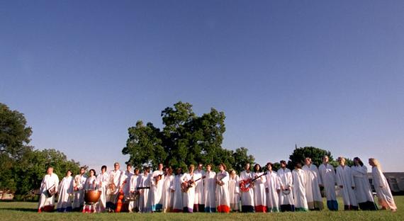 Polyphonic Spree outdoors