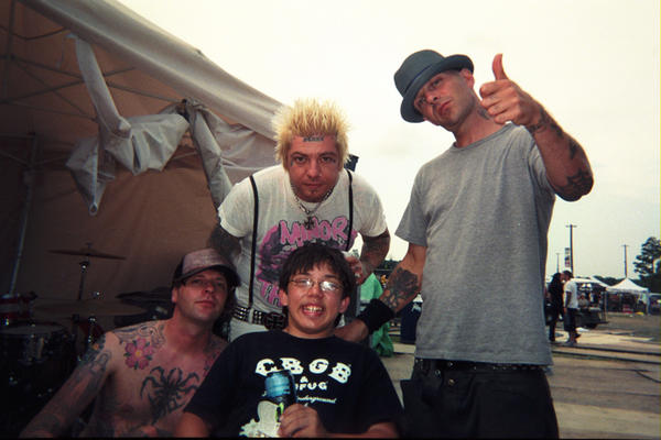 Tyler with Rancid