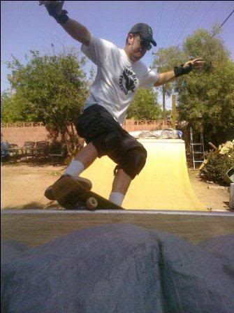 Tom Reardon on his Ramp