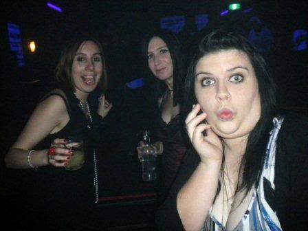 Now a Brunette Sharla Cartner (In the Center) Left: Ang Livingstone Right: Alex Wilson