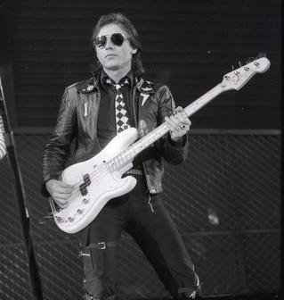 Onstage, "Panorama Tour, 1980. Photo by Vernon Gowdy (courtesy of Billie Flory)