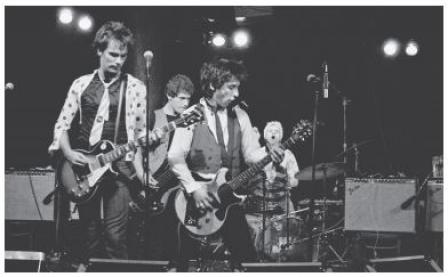 Heartbreakers live at The Village Gate, 1977. Photo by Bob Gruen